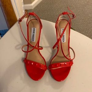 Steve Madden red heels